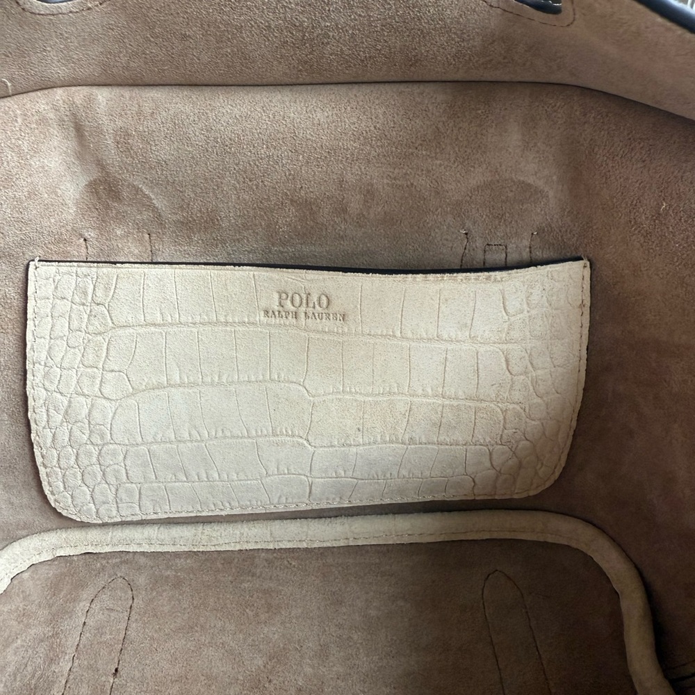 Polo by Ralph Lauren Cream Satchel - Picture 7 of 13